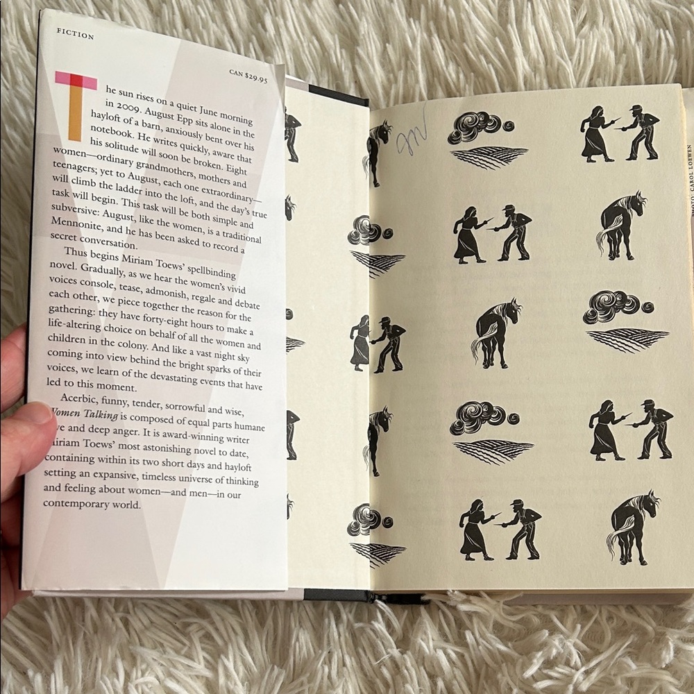 Women' Talking Novel - by Miriam Toews , Black Cover with Colorful Text - Picture 4 of 8